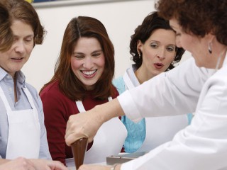 Group enjoying the Hershey's Chocolate Lab