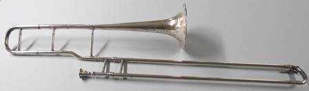 Trombone used by members of the Hershey Band, c. 1910