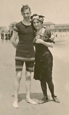 Albert F. Snyder and Amanda Straw at Atlantic City, NJ, 1912