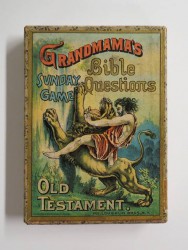 Game “Grandma’s Bible Questions” by McLoughlin Bros. Inc, c. 1887