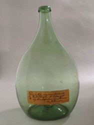 Bottle made by H.W. Stiegel for Adam Danner, grandfather of George Danner