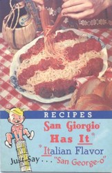 San Giorgio Recipe Booklet, c. 1960