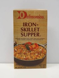 Delmonico Iron Skillet Supper Box, c. 1980