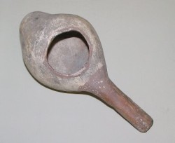 Dipper shaped like gourd, Pueblo, Prehistoric