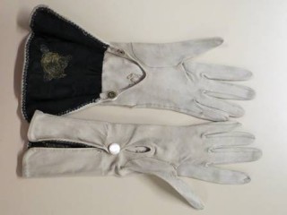 Gloves likely belonged to Annie Rodearmel German of Harrisburg, PA