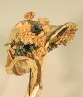 Wedding bonnet, 1852