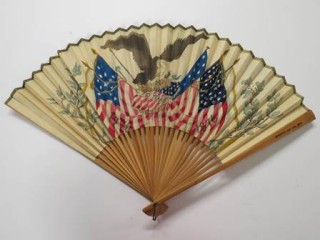 1876 Centennial Exposition hand fan