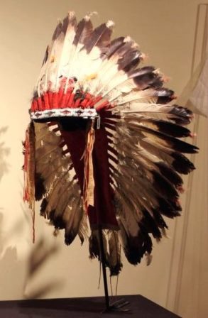New Sealed Child's American Indian Feather Headdress 